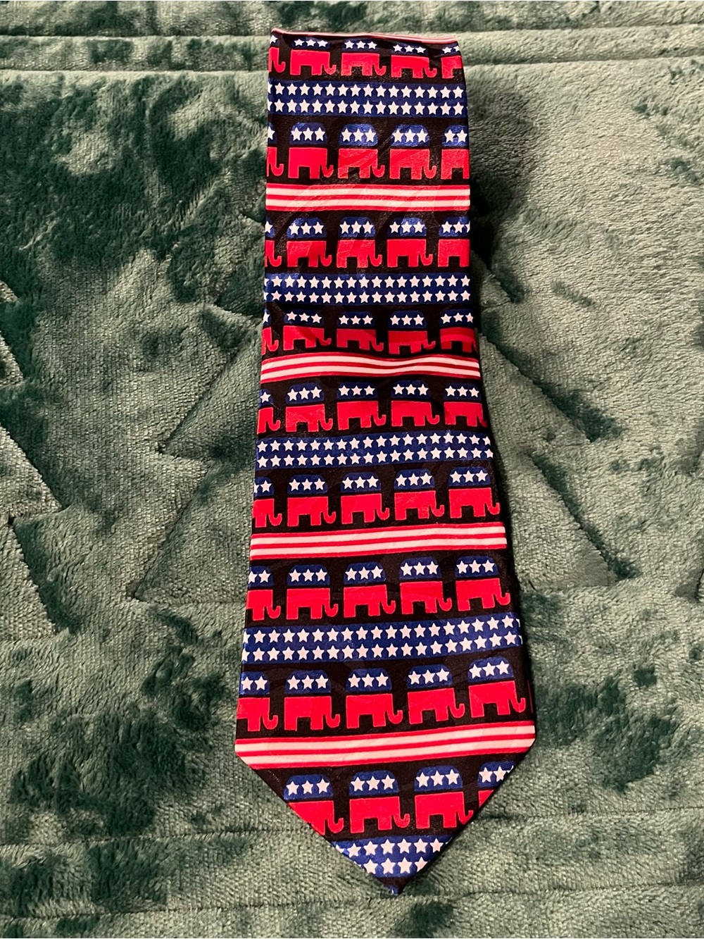 Republican Elephant Tie Patriotic Election